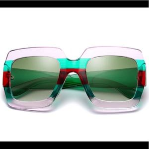 🆕 Oversized Fashion Sunglasses - 2 Pairs